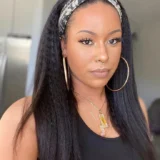 Yaki Kinky Black Human Hair Mechanical Headgear Wig - Image 5