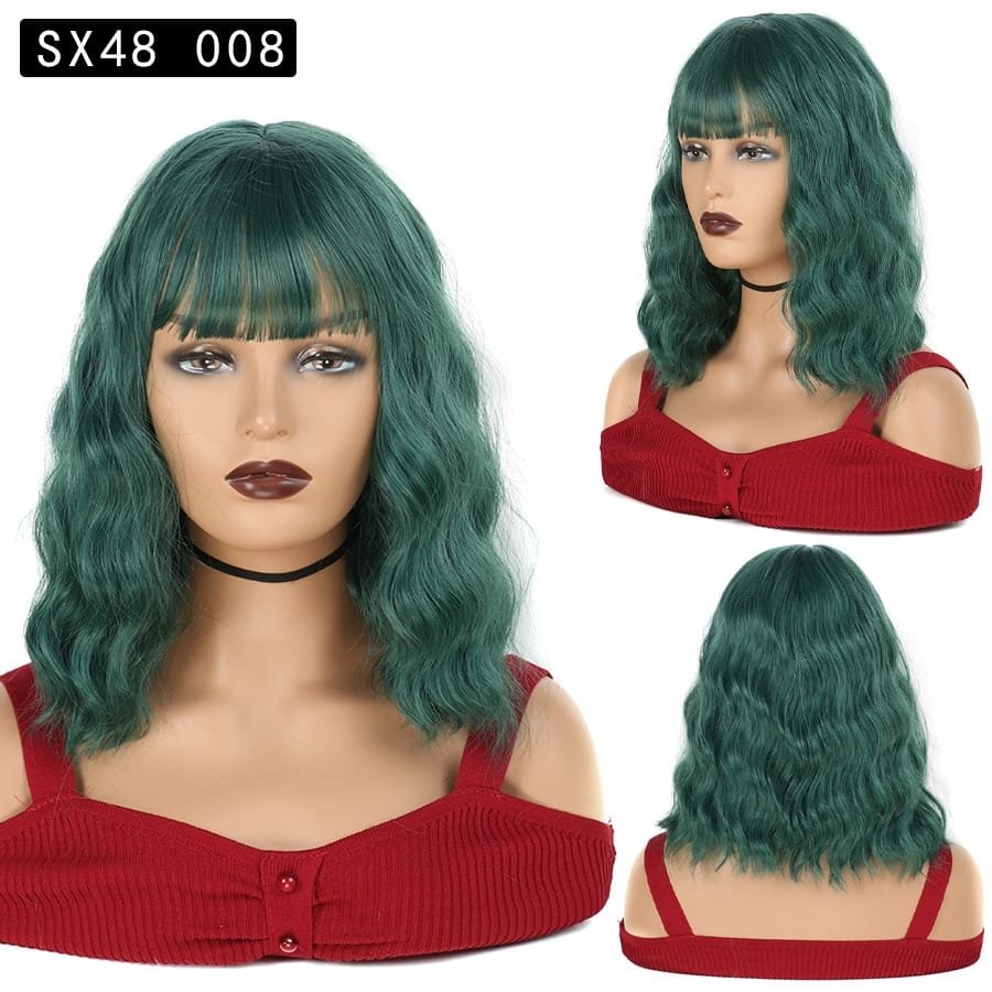 layered curly wig