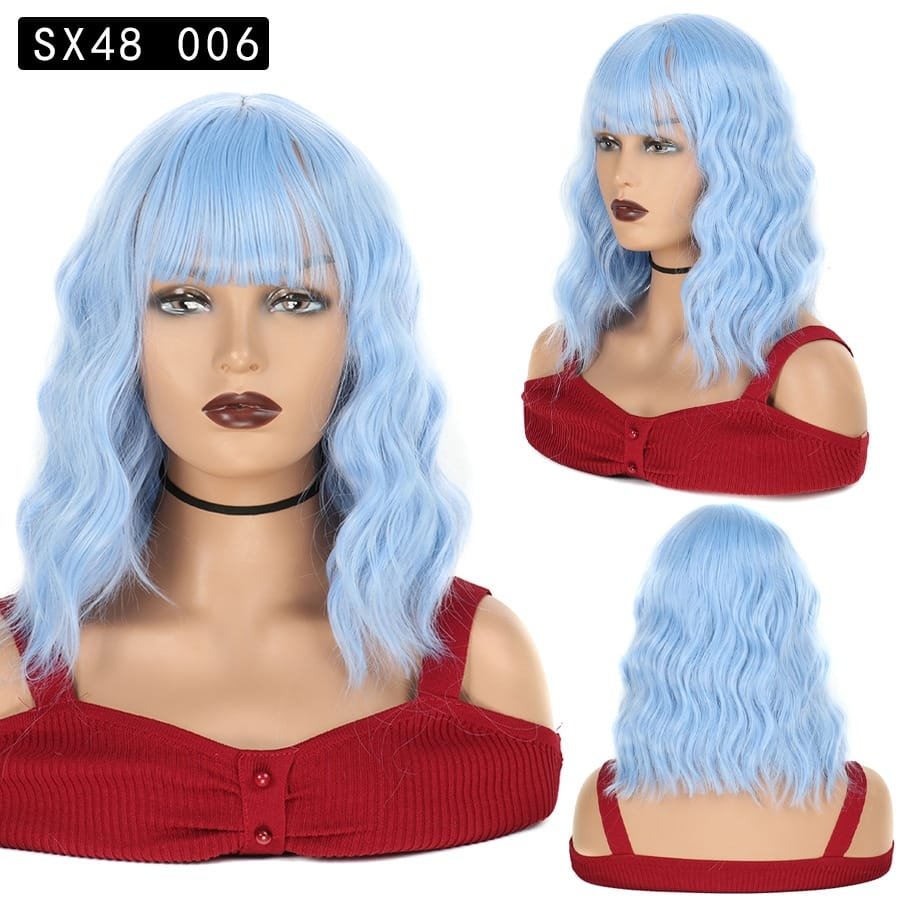short curly bob