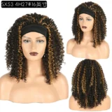 Afro Small Curly Hair Bands Head Covers Fibre Chemistry - Image 2
