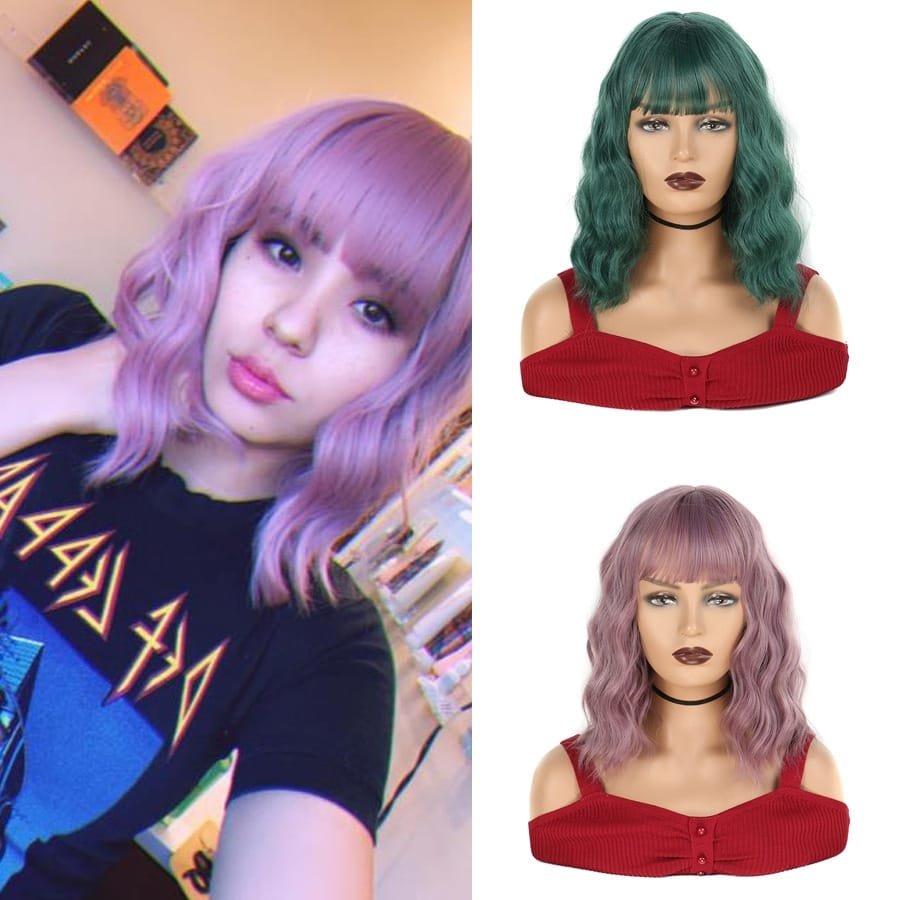 curly bob wig