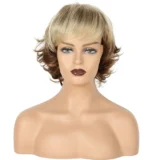 short section wig gradient flared head covering - Image 2