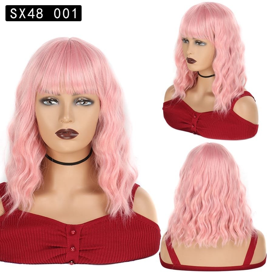 fluffy curly wig