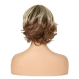 short section wig gradient flared head covering - Image 3