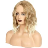 Wig chemical fibre middle parting gradient colour wig - Image 5