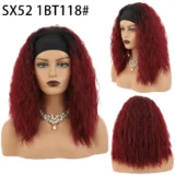 20inch afro small curly hair band fluffy wig - Image 5