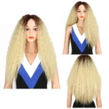 New Afro kinky curly wigs chemical fibre long curly wig - Image 3