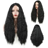 Afro kinky curly wigs Long Curly Hair Wig African Hair - Image 2