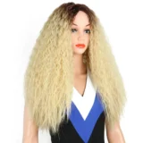 New Afro kinky curly wigs chemical fibre long curly wig - Image 4