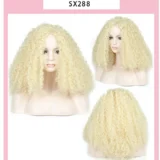 Afro Kinky Curly African Small Curly Black Chemical Fibre - Image 4