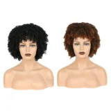 Afro curly African Fluffy Wig Chemical Fibre - Image 4