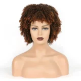 Afro curly African Fluffy Wig Chemical Fibre - Image 3