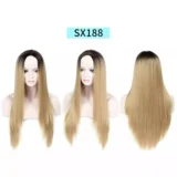 Fashion full head cover medium women gradient colour - Image 2