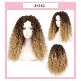Afro Kinky Curly African Small Curly Black Chemical Fibre - Image 2