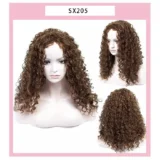 Afro Kinky Curly African Small Curly Black Chemical Fibre - Image 3