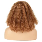 Afro kinky Curly wigs small curly medium length wig - Image 4