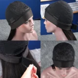 Yaki Kinky Black Human Hair Mechanical Headgear Wig - Image 6