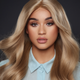 Body Wave Platinum Blonde Wig | 100% Raw Human Hair | Lace Front - Image 1