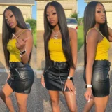 Straight Hair Black Human Hair 13*4 Lace Wigs - Image 5