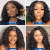 Short Afro Curly Wig | HD Lace Front | 3D Natural Volume | 100% Human Hair - Image 6